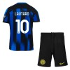 Maglia ufficiale Inter Milan Lautaro Martinez 10 Casa 2023-24 per Bambino